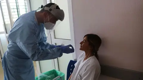 Cribado al personal sanitario