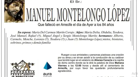 D.E.P. Manuel Montelongo López