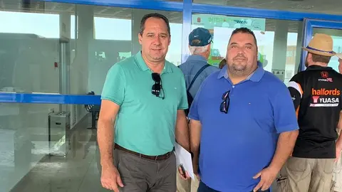 Los concejales Juan Monzón y Guayo Rodríguez