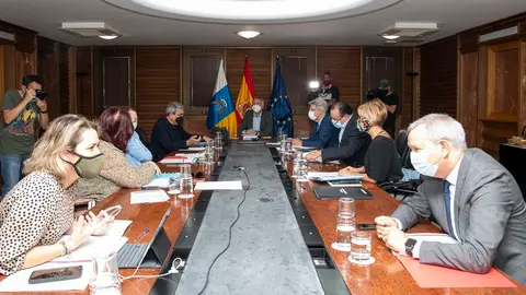 Imagen de la reunión del Consejo de Gobierno de este jueves.