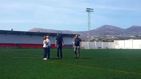 Francisco Javier Aparicio en su etapa como concejal de Deportes en Tías.