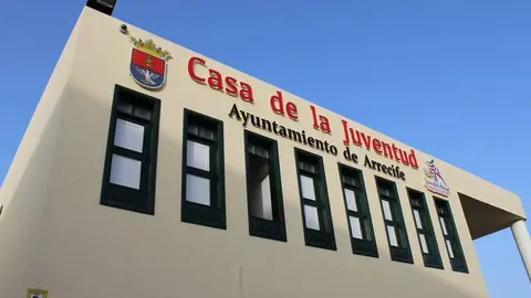 Exteriores de la Casa de la Juventud de Arrecife