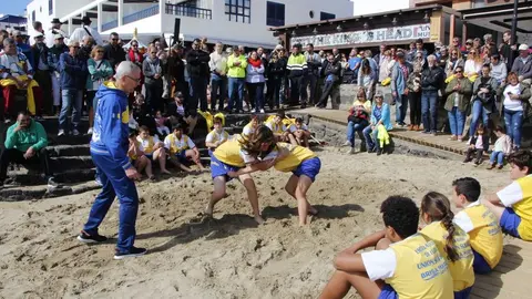 Imagen de archivo de la Escuela de Lucha de Playa Blanca