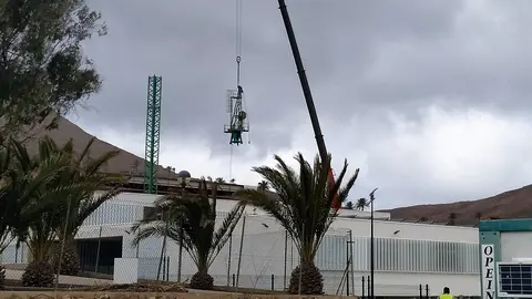 Imagen del nuevo IES de Haría.