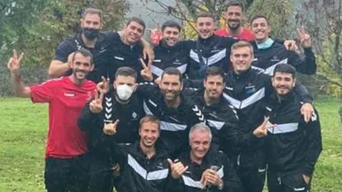 El equipo muestra el buen ánimo que tiene en la actualidad.