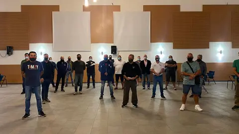 Imagen de los representantes de los clubes que se han reunido este viernes en Arrecife.