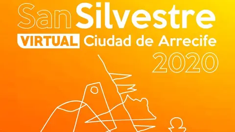 Cartel. San Silvestre Virtual Ciudad de Arrecife 2020