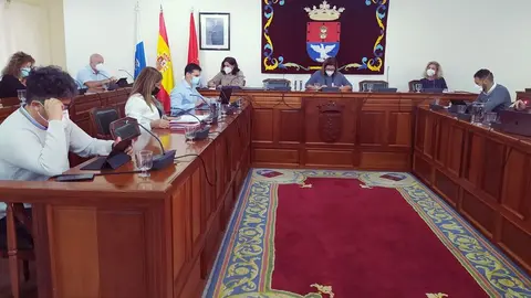 Momento de la sesión plenaria de este jueves 12 con la aprobación de las ordenanzas para ayudas a rehabilitación de viviendas
