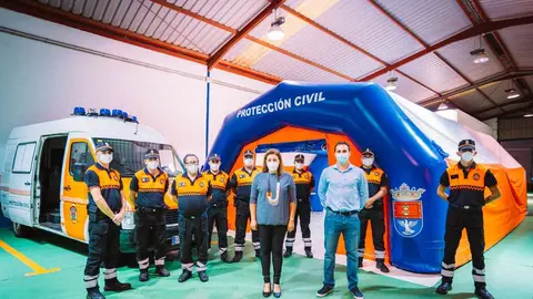 El Ayuntamiento de Arrecife dota de nuevo equipamiento a Protección Civil. La carpa hospitalito para emergencias