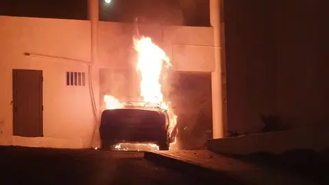 Imagen del incendio.