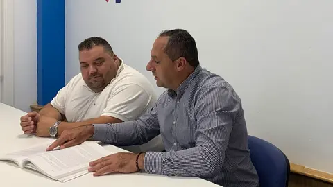 Archv-Juan Monzón y Guayo Rodríguez, concejales del Partido Popular en Yaiza