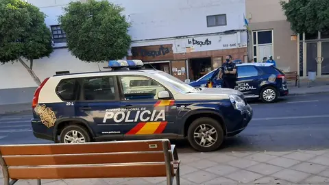 Imagen de archivo de la Policía Nacional en una actuación en Arrecife.