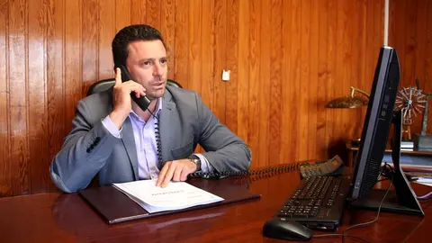 Óscar Noda, alcalde de Yaiza