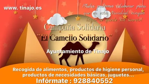 Imagen del cartel de la campaña que realiza Tinajo.