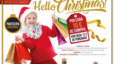 CartelCampaña Hello Christmas Yaiza 2020