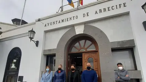 Arrecife guarda un minuto de silencio por el asesinato de la vecina de Gáldar Mariam, asesinada la semana de Navidad