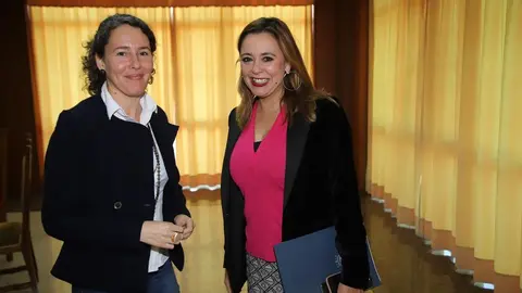 Loli Corujo y Ariagona Gonzalez. Foto de Archivo