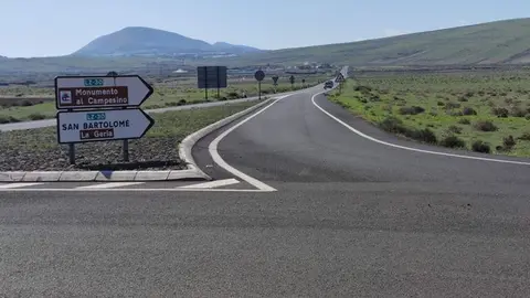 Corte Carretera Teguise-San Bartolomé