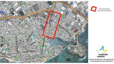 Zona propuesta bulevar