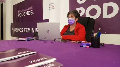 ANA N&Aacute;CHER, PODEMOS LANZAROTE