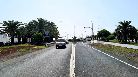Aprobada la autorización para licitar las obras del desdoblamiento de la salida de Arrecife hacia Tahíche, en la zona del barrio de Tinasoria