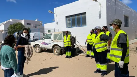 Nerea Santana consejera de Empleo en La Graciosa (2)