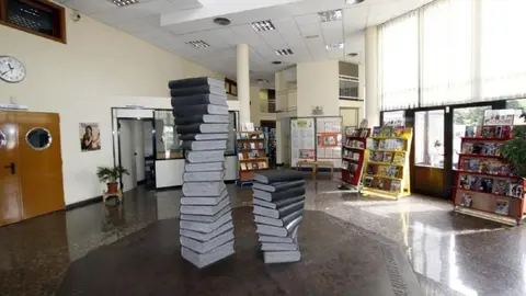 Interior de la Biblioteca Insular de Lanzarote