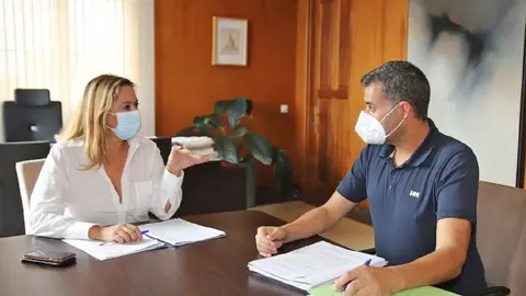Maria Dolores Corujo junto a Francisco J. Aparicio