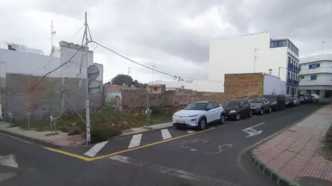 Parcela en la zona del Charco de San Ginés donde se ha aprobado licencia urbanística para nuevo edificio de viviendas
