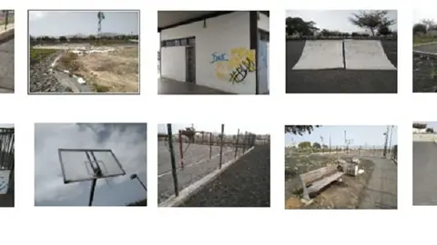 Imágenes del deterioro de la zona que denuncia VOX.