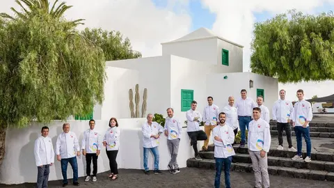 Foto Archivo Cocineros Lanzarote en el Monumento