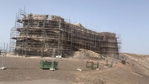 Obras Castillo de Santa Bárbara