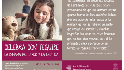 CARTEL SEMANA LIBRO TEGUISE