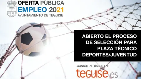 OFERTA EMPLEO TEGUISE TEìC DEPORTES