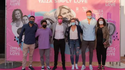 Ponentes de la mesa, mederuador y concejal de Cultura de Yaiza