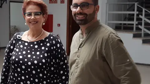 Echedey Eugenio y Encarna Páez