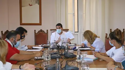 Imagen de la última reunión del Consejo de Administración de los Centros.