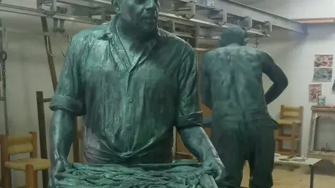 Imagen de la escultura que el PP quiere que se instale ya
