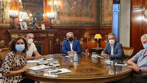 Reunión sobre el diferencial fiscal del sector audiovisual en Madrid.