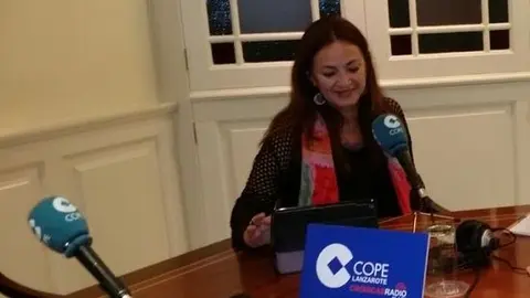 María del Río, presidenta del Grupo Parlamentario Sí Podemos Canarias.