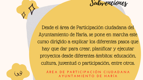 Cartel Participación Ciudadana