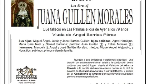 DEP JUANA GUILLEN