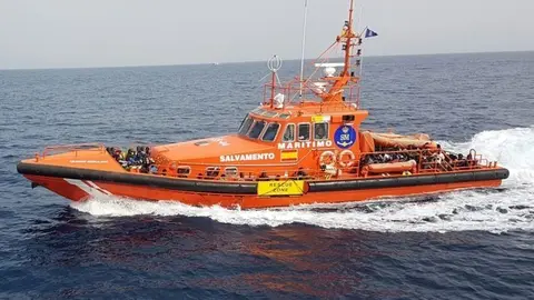 Imagen de archivo de otro rescate de Salvamento Marítimo