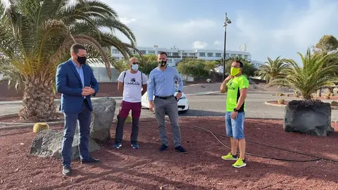 Parque donde Yaiza instalará el rocódromo de escalada