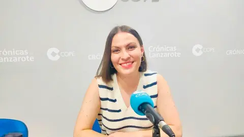 Migdalia Machín, secretaria general de Coalición Canaria en Lanzarote, en Crónicas Radio - Cadena Cope.