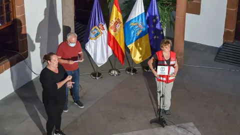 Los responsables de ofrecer la información del Pevolca este viernes por la tarde