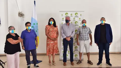 Parte del Comité NC Haría con Pedro Quevedo