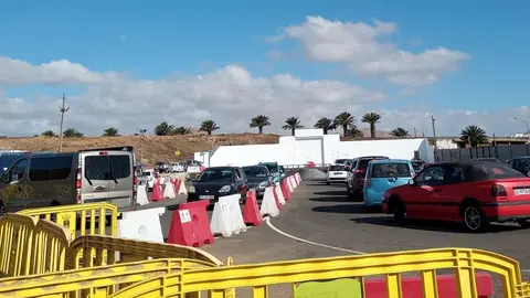 Imagen de archivo del covidauto de Arrecife