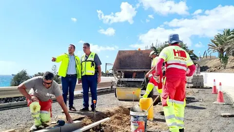 OBRAS CARRIL BICI COSTA TEGUISE 1