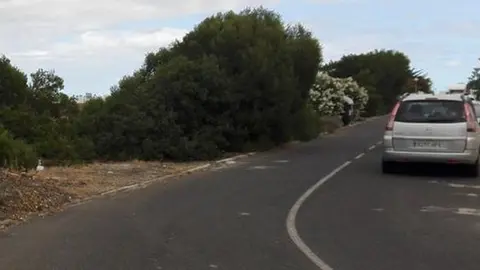 Imagen de la parte final de la urbanización de La Bufona.